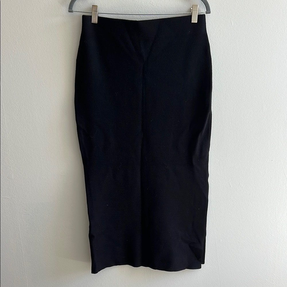 NWOT House of Harlow 1960 Black Midi Pencil Skirt